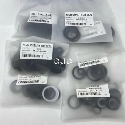SK200 এর জন্য তেল প্রতিরোধী FKM হাইড্রোলিক সিলিন্ডার তেল সিল কিট 5-500mm ব্যাস